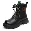 First layer cowhide Martin boots women's locomotive European short boots round head platform autumn and winter women's shoes boots long boots women's
