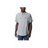 Columbia Utilizer II Mountain Outdoor Quick-Dry Moisture-Wicking Sun Protection Comfortable Casual Short Sleeve Shirt Men shirts Gray AM9136-039