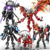 New Skibidi Toileted Titan Skibidi Clock Man Upgrade Building Blocks TVman Speakerman Figures Assembly Toys for Kid Xmas Gift