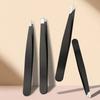Eyebrow Tweezer Colorful Hair Beauty Fine Hairs Puller Stainless Steel Slanted Eye Brow Clips Removal Makeup Tools