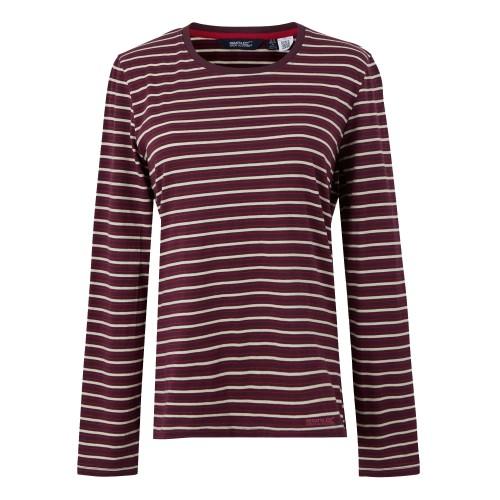 Regatta Womens/Ladies Federica Stripe Long-Sleeved T-Shirt