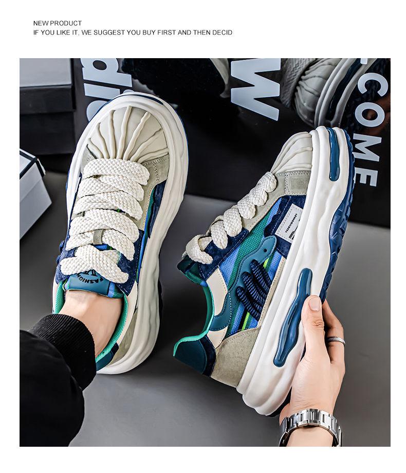 Height-Boosting Summer Platform Sneakers - Trendy, Durable, Low-Top Casual Sports Shoes