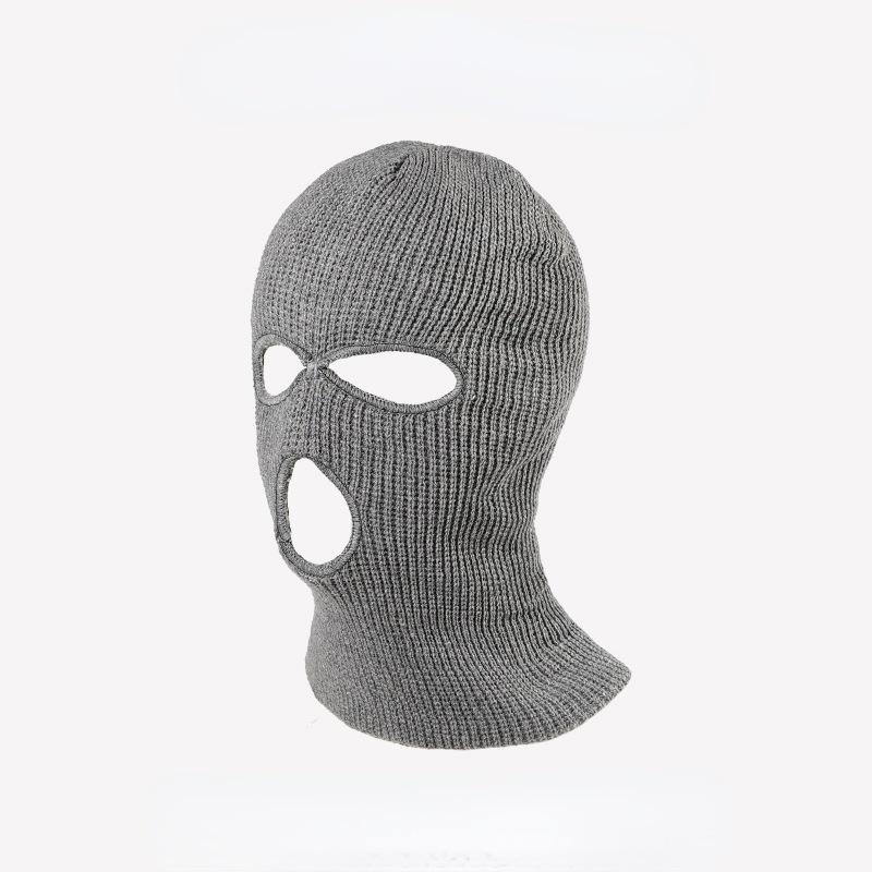 Balaklava Mütze Herren und Damen Herbst/Winter Warme Strickmütze Outdoor Kälteschutz Radsport Kapuzenpullover