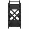 Printer Stand Black Oak Effect 40 X 20 X 40 Cm