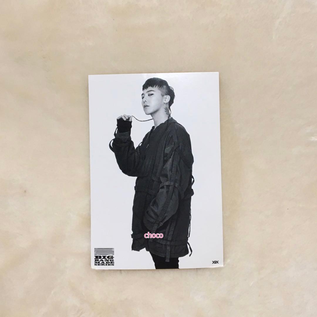 [Б/У] BIGBANG G-DRAGON Открытка