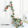 Silk Flower Garland Rose Vine D Cor Living Room Beautiful And Lifelike High-quality Silk Long-lasting And Fade-resistant