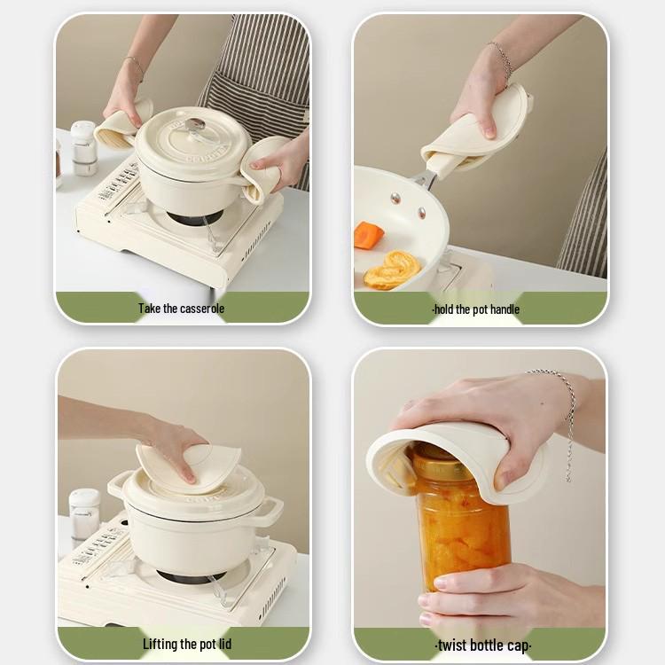 Non-Slip Silicone Heat-Resistant Table Mat & Pot Holder