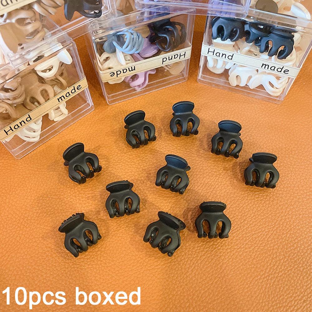 

10 шт. Французская заколка для волос Мини-зажим-тыква Зажим для фиксации высокого хвоста Заколка для волос Челка Боковой зажим Зажим-акула Аксессуар для волос