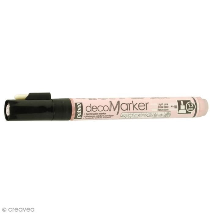 Marqueurs peinture acrylique Acrylic Marker - Pointe Fine 1,2 mm Rose Clair