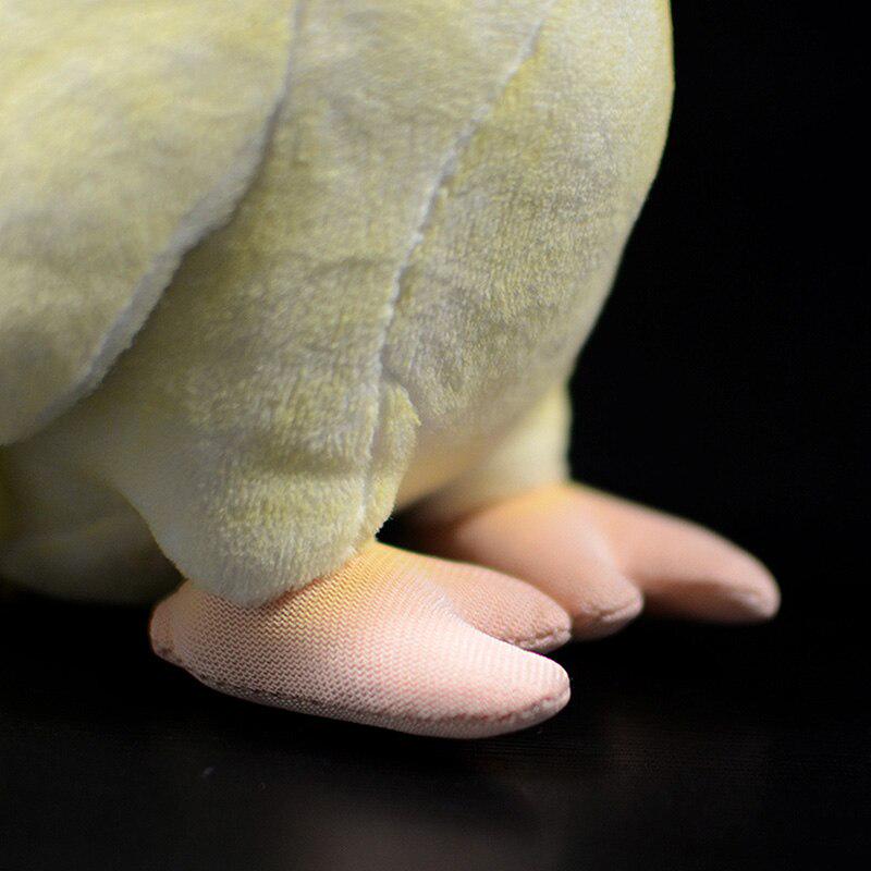 Cute Cockatiel Toy Yellow Bird Simulation Stuffed Plush Toys Nymphicus Hollandicus Kids Gift Lifelike Plush Dolls