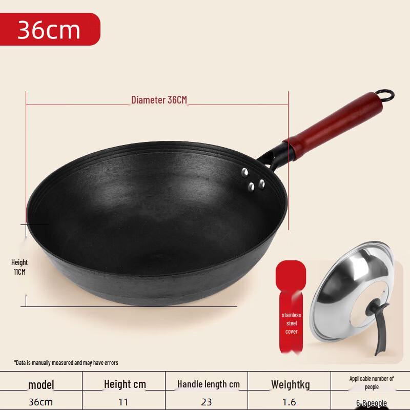 Hakka Fragrance Pre-Seasoned Cast Iron Wok