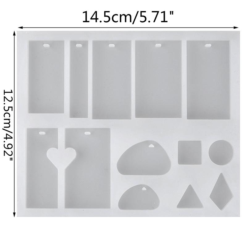 Silicone Mold Jewelry Pendant Necklace Bracelet Resin Casting Mold Process Tool