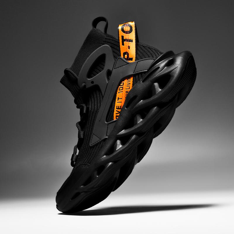 Herren-Sportschuh, Fischschuppen, fliegende und atmungsaktive Laufschuhe, Jugend-Flutschuhe, große Fitness-Joggingschuhe