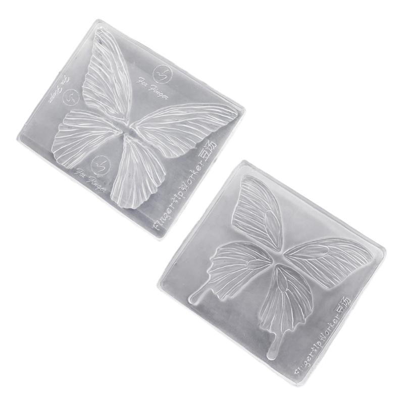 

Double Sided 3D Butterfly Silicone Molds For DIY Projects Food Grade Material Flexible Design 2 Piece Crafting Kit