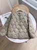 2024 Lightweight Women's Diamond Quilted Down Jacket for Spring, Autumn, and Winter - Trendy Casual Inner Layer