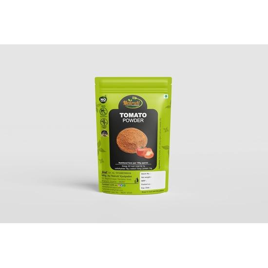 Порошок томатный Nairuti Vyutpadan 250 г | 100% чистый сушеный томатный порошок | Насыщенный вкус для приготовления блюд, супов, соусов, подливы, пасты и закусок 250GM