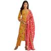 Vaamsi WomenS Pure Cotton Printed Kurta Pant Dupatta Set (Vkskd1 Yellow)