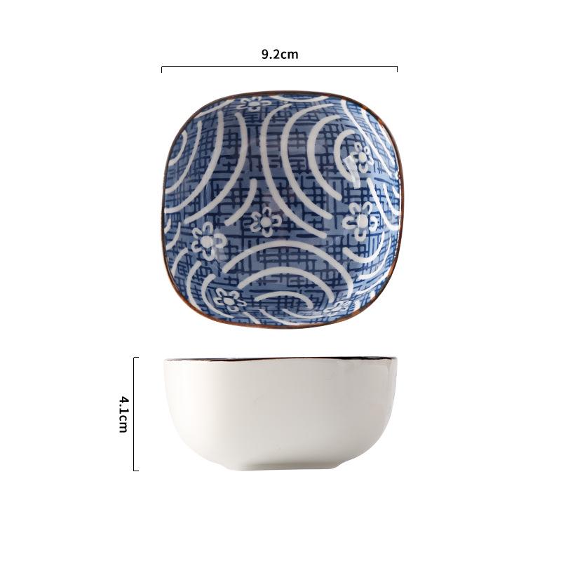 Japanese Ceramic Seasoning Dish: Perfect for Vinegar, Soy Sauce, Condiments, Pickles, Snacks, and Hot Pot.