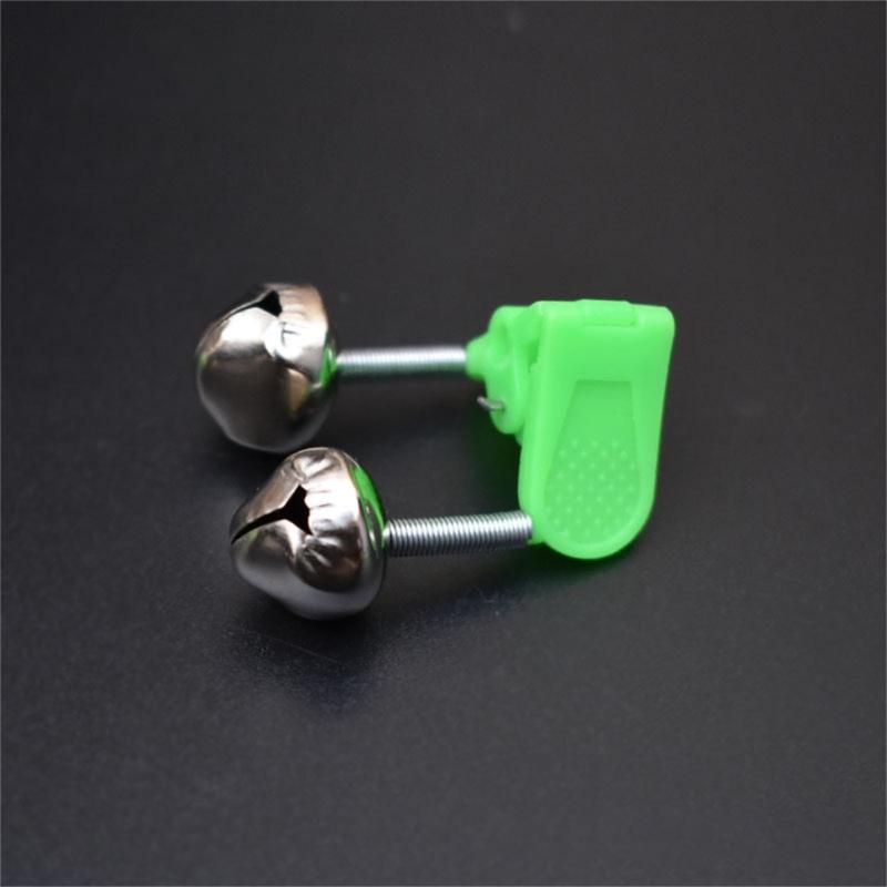 Fishing Rod Bells Fishing Rings, 10Pcs Double Alarm Bells Fishing Bells Alarm for Night Fishing Fishing Rod Bites Alarm