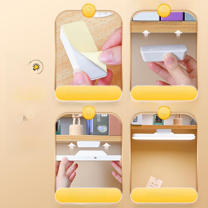 LED Desk Lamp with USB Charging, Eye Protection, Magnetic Suction, Ideal for College Students and Dormitories