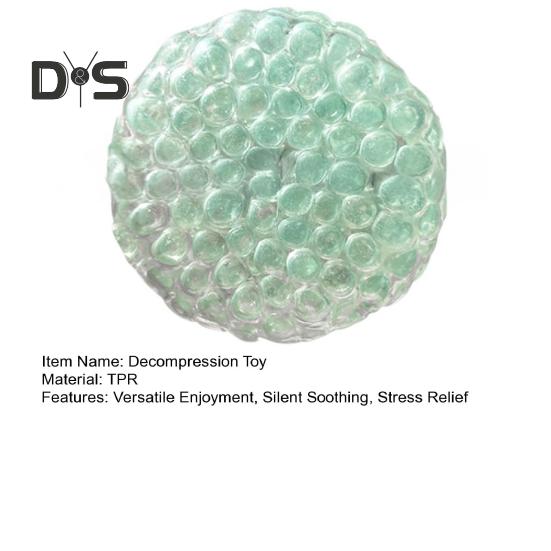 1/2Pcs Decompression Toy TPR Material Squeeze Sensory Balls Anxiety Relief Stress Silent Portable Stress Balls