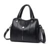 Women's Tote Bag Vintage Top Handle Bag Solid PU Leather Fashi Shoulder Satchel Large Capacity Crossbody Bags Commuter Handbag