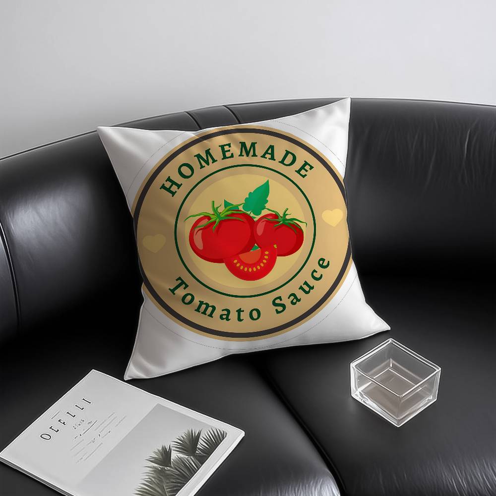 Lustiger K-ket-chup Etikett Kissenbezug Hausstaubmilbenabweisend Unsichtbarer Reißverschluss Sofa Bett