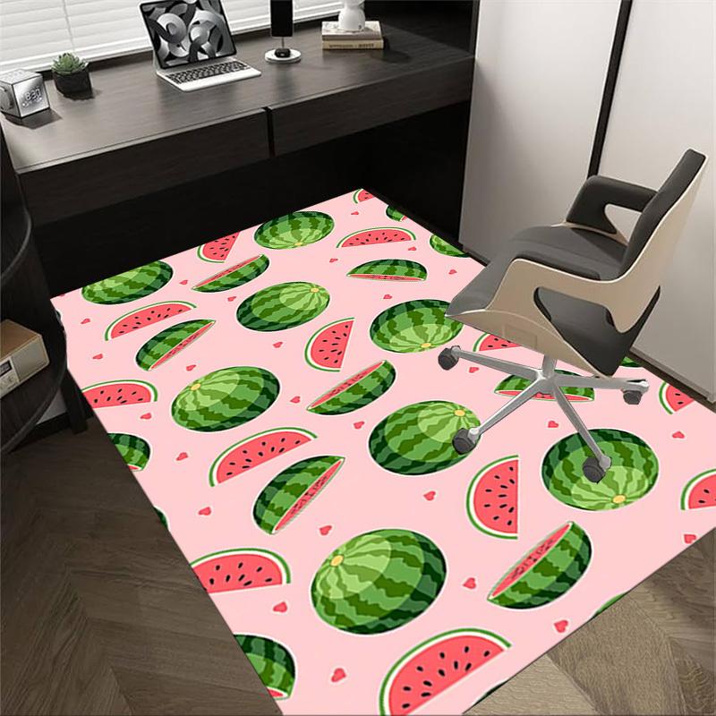 1PC Watermelon Heart Extra Large Non Slip Floor carpet, Office, family, Studio   Large Area Rug Indoor Rugs, Bold Statement Piece
