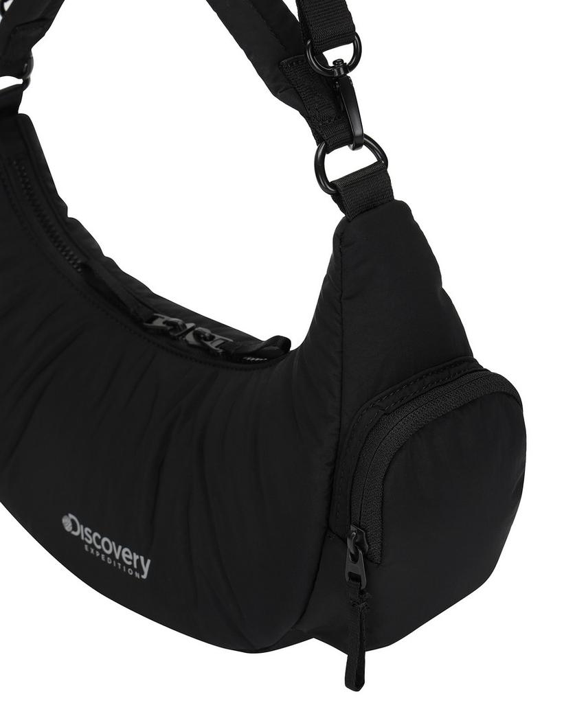 Discovery Expedition Curved Pocket Padded Crossbody Bag S (Black)