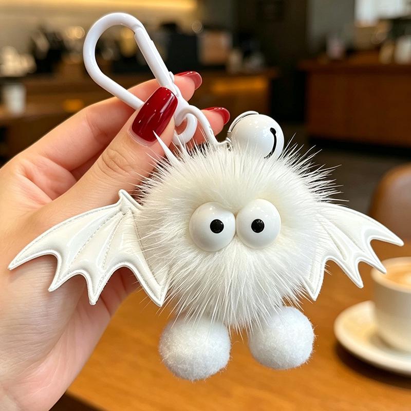 Year of the Sheep Lamb Keychain: Cute Plush Pendant for Students' Bags