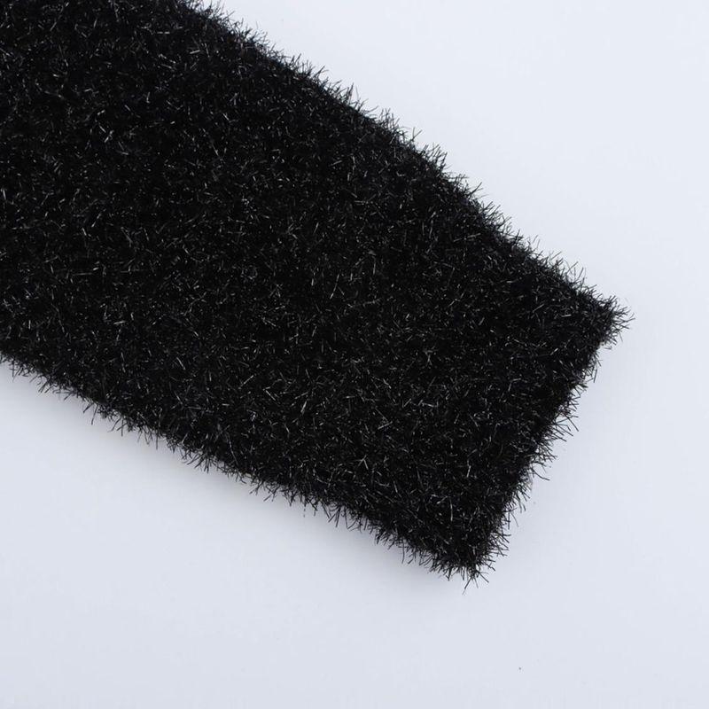 Kaslead New Arrival Women's Fashion Style Beaded Metal Wire Long Sleeves round Neck Knitting Cardigan 8146005