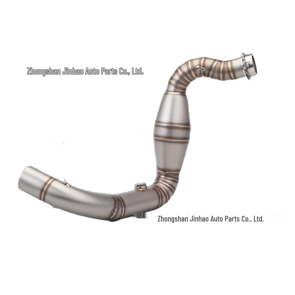 Modified Stainless Steel Exhaust Front Pipe for BMW G310 Motorcycle