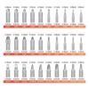 33Pcs Damaged Screw Extractor Kit Disassemble Screws Bolt Stud Slip Teeth
