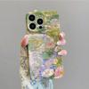 Wavy Flower Creative Phone Case for iPhone 17 Pro Max, Protective Covers for iPhone 14-16, Cartoon Design.