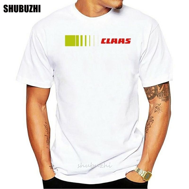 Claas TShirt VARIOUS SIZES  COLOURS Tractor Farming Male Brand Teeshirt Men Summer Cotton T Shirt