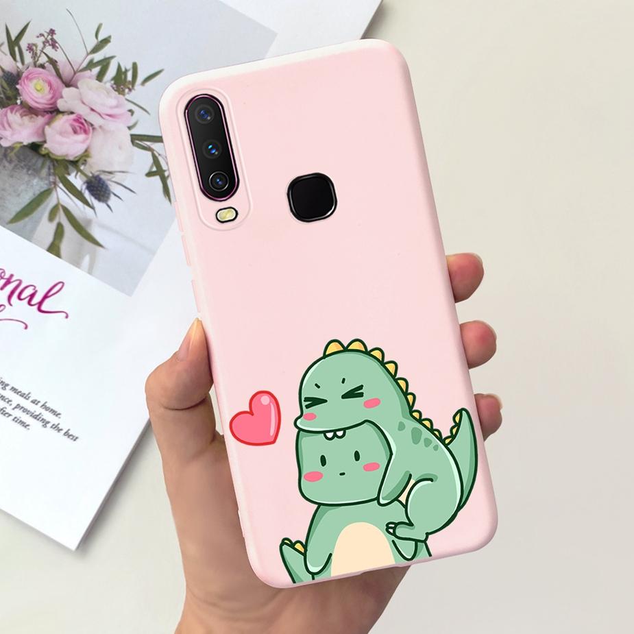 For Vivo Y12 Case Vivo Y15 Y17 1902 1904 Cute Fashion Cartoon Cover Soft Silicone Phone Case For Vivo Y15 Y 12 17 VivoY12 Fundas