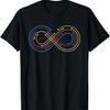 Rainbow Infinity Symbol Pride Autism Awareness Neurodiverse T-Shirt