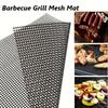 2 st Teflon Non-Stick Grillnätmattor, Återanvändbara BBQ-mattor Lämpliga för Utomhusbruk, Matlagning av Kött, Fisk, Biff och Grönsaker