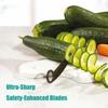 Spiral Slicer Hand Vegetables Cutter Set Fruits Vegetable Spiralizer for Cucumber Carrot Creative Garnishing Kitchen Utensil