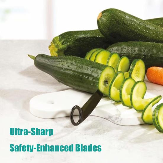 Spiral Slicer Hand Vegetables Cutter Set Fruits Vegetable Spiralizer for Cucumber Carrot Creative Garnishing Kitchen Utensil