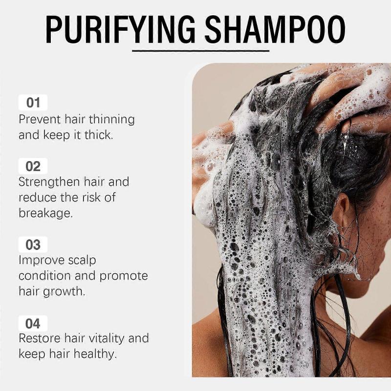 Hoegoa Feuchtigkeitsspendendes Shampoo Tiefenreinigung Stark Feuchtigkeitsspendend Kopfhautmassage Haarpflege Reparatur Haarwurzel