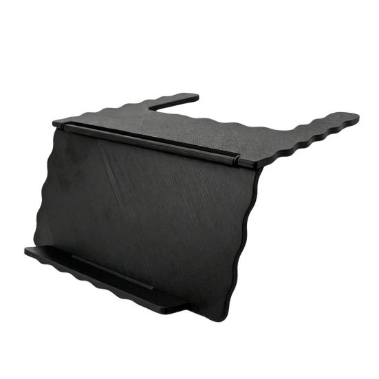 Mahjong Card Holder for Table, Under-Mat Slide-in Mahjong Card Stand, 3D Printed Angled Viewing Display Rack for American Mahjong Card