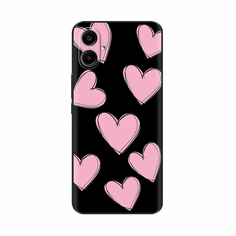 For Samsung A07 4G Case Beautiful Flower Protective Anti-fall Silicone Phone Back Cover For Samsung Galaxy A07 Cases A 07 Fundas