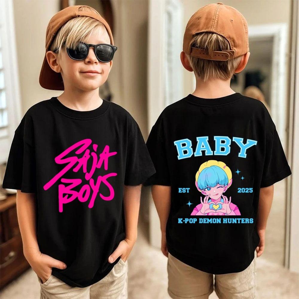 Fashionable Cute T-shirt Cartoon Summer Loose Fashion T-shirt 150