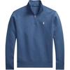 Polo Logo Embroidered Stand Collar Long Sleeve Sweatshirt Men Sweatshirt Blue 710922557-003