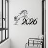 Wall Sticker Horse Success 2026 Modern Decorative for Living Room Bedroom Hallway Entrance Background Home Decor