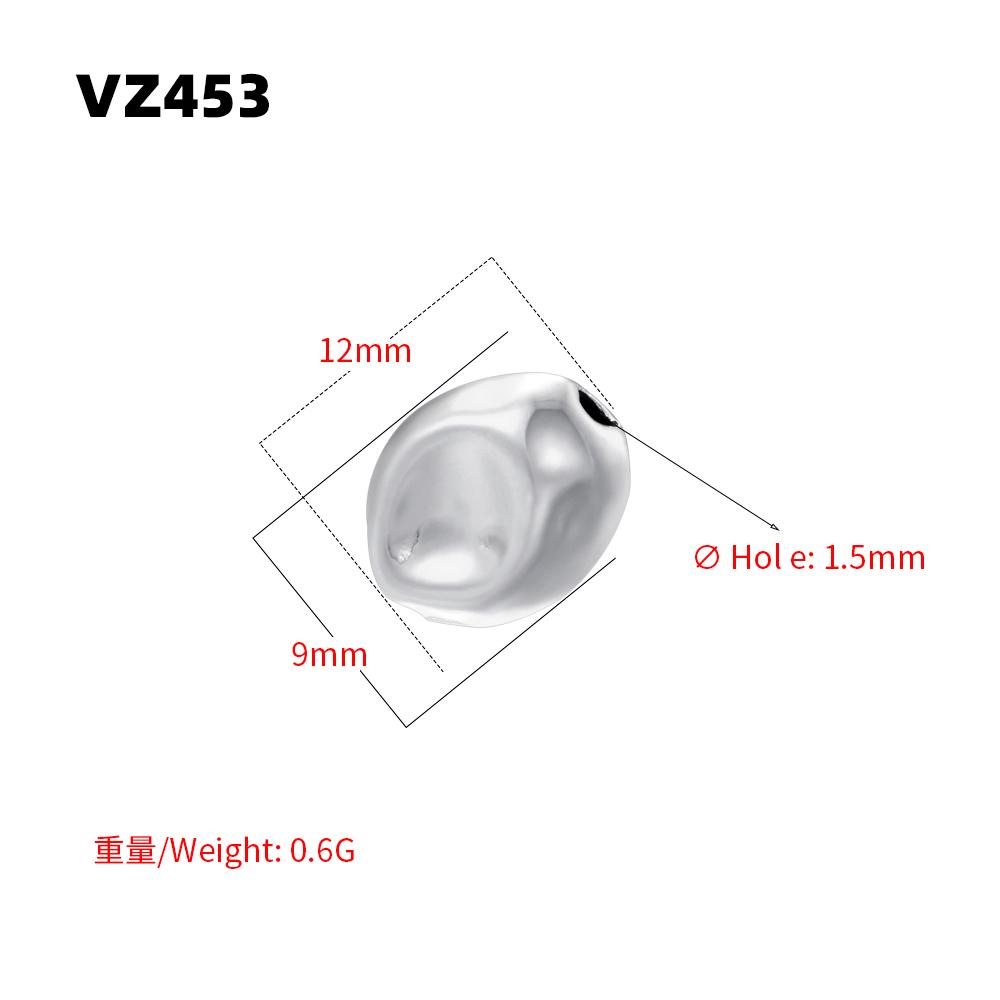 Unique Round and Heart-Shaped 3D Spacer Beads, Gold-Plated Brass Metal Beads DIY Crafting Supplies for Necklaces Bracelets:VZ446