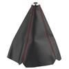 Universal Car Trim Tool Gear Shift PU Leather Collars Carbon Fiber Vehicle Manual Shifter Boot Dust Cover Gaiter Car Accessories