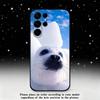 Cute Animal Seal Phone Case For Samsung S25,S24 Ultra,S20,S30 plus,S22 plus,S23,S30 Ultra 5G Silicone Black Shell