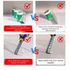 5Pcs Transparent Shelf Divider Panels Clear View L-Shaped Supermarket Shelf Dividers 20/30/40cm Multifunction
